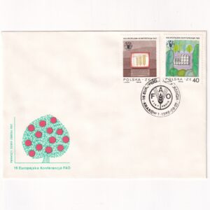 Fi 3008-3009 FDC 16. Europejska Konferencja FAO w Krakowie