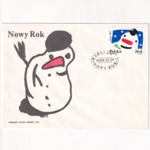 Fi 3032 FDC Nowy Rok 1989