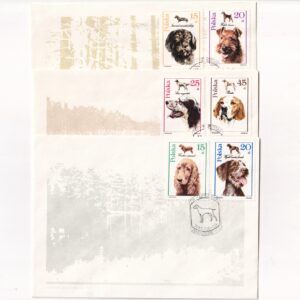 Fi 3049-3054 FDC Psy myśliwskie