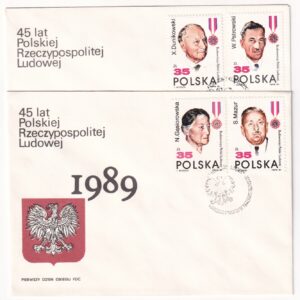 Fi 3058-3061 FDC 45-lecie PRL