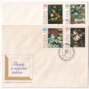 Fi 3089-3096 FDC Kwiaty w malarstwie polskim