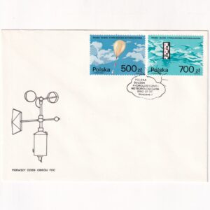 Fi 3127-3128 FDC Polska Służba Hydrologiczno-Meteorologiczna