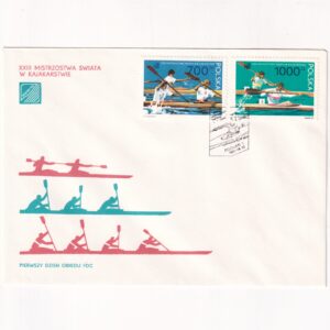 Fi 3131-3132 FDC Mistrzostwa Świata w kajakarstwie