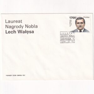 Fi 3152 FDC Lech Wałęsa - laureat Pokojowej Nagrody Nobla
