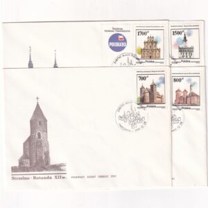 Fi 3154-3157 FDC Zabytki miast polskich