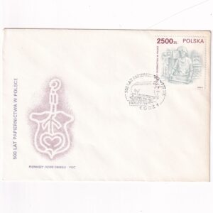 Fi 3189 FDC 500 lat papiernictwa w Polsce