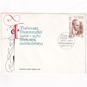 Fi 3223 FDC 90. rocznica urodzin Tadeusza Manteuffela - historyka