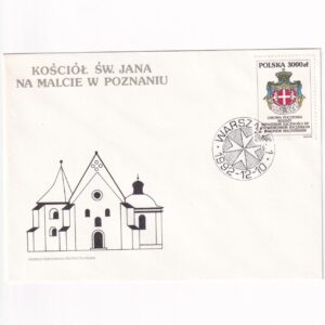 Fi 3271 FDC Umowa pocztowa pomiędzy RP a Zakonem Maltańskim