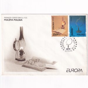 Fi 3338-3339 FDC Europa CEPT (V) - odkrycie Ignacego Łukasiewicza i Mikołaja Kopernika
