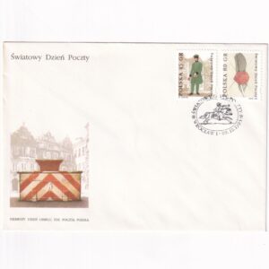 Fi 3413-3414 FDC Światowy Dzień Poczty