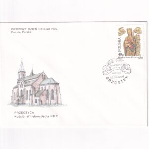 Fi 3465 FDC Sanktuarium Maryjne (V) - Kościół Wniebowzięcia Najświętszej Marii Panny w Przeczycy