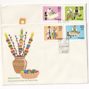 Fi 3488-3491 FDC Wielkanoc (I)