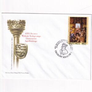 Fi 3513 FDC 600. rocznica Wydziału Teologicznego Uniwersytetu Jagiellońskiego