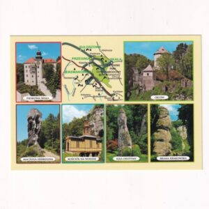 PIESKOWA SKAŁA OJCÓW ZAMEK  SKAŁY MAPKA 22P573 - pakiet 10 szt