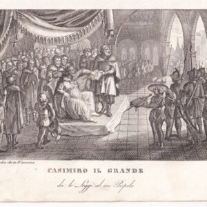 GRAFIKA KAZIMIERZ WIELKI ZAYDLER 1831 G-07