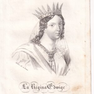 GRAFIKA KRÓLOWA JADWIGA ZAYDLER 1831 G-19