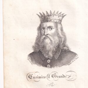 GRAFIKA KAZIMIERZ WIELKI ZAYDLER 1831 G-26