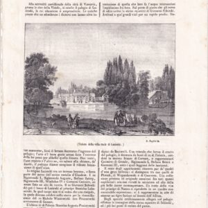 GRAFIKA WARSZAWA ŁAZIENKI XIX WIEK G-126