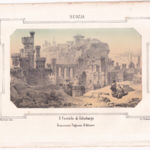 GRAFIKA SZKOCJA EDYNBURG XIX WIEK G-148