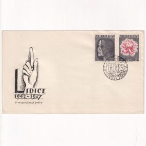 Czechosłowacja SW 1027-1028 FDC Lidice