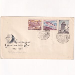 Czechosłowacja SW 1052-1054 FDC Rok Geofizyki