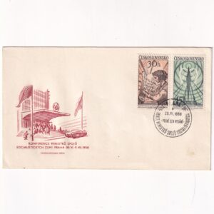 Czechosłowacja SW 1080-1081 FDC Praga