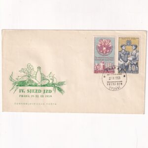 Czechosłowacja SW 1119-1120 FDC JZD