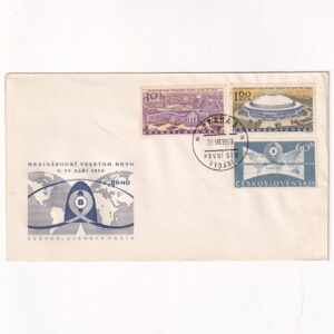 Czechosłowacja SW 1143-1145 FDC Brno