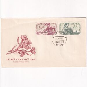 Czechosłowacja SW 1196-1197 FDC wybory