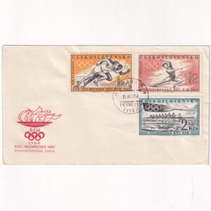 Czechosłowacja SW 1203-1205 FDC Letnie Igrzyska Olimpijskie w Rzymie
