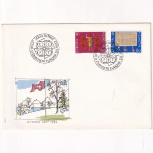 Szwajcaria SW 1215-1216 FDC EUROPA