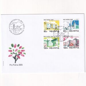 Szwajcaria SW 1912-1915 FDC Budynki