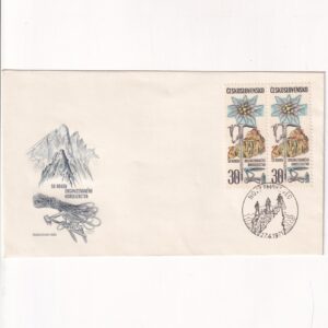 Czechosłowacja SW 1988 FDC Alpinizm