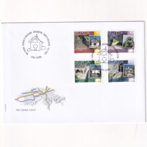 Szwajcaria SW 2001-2004 FDC Szlaki kulturowe