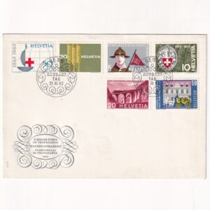 Szwajcaria SW 762-767 FDC Wydarzenia