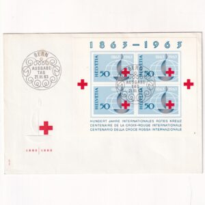 Szwajcaria SW 768 FDC Czerwony Krzyż