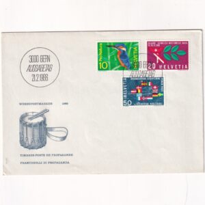 Szwajcaria SW 827-829 FDC Wydarzenia