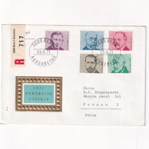 Szwajcaria SW 949-953 z obiegu FDC Doktorzy