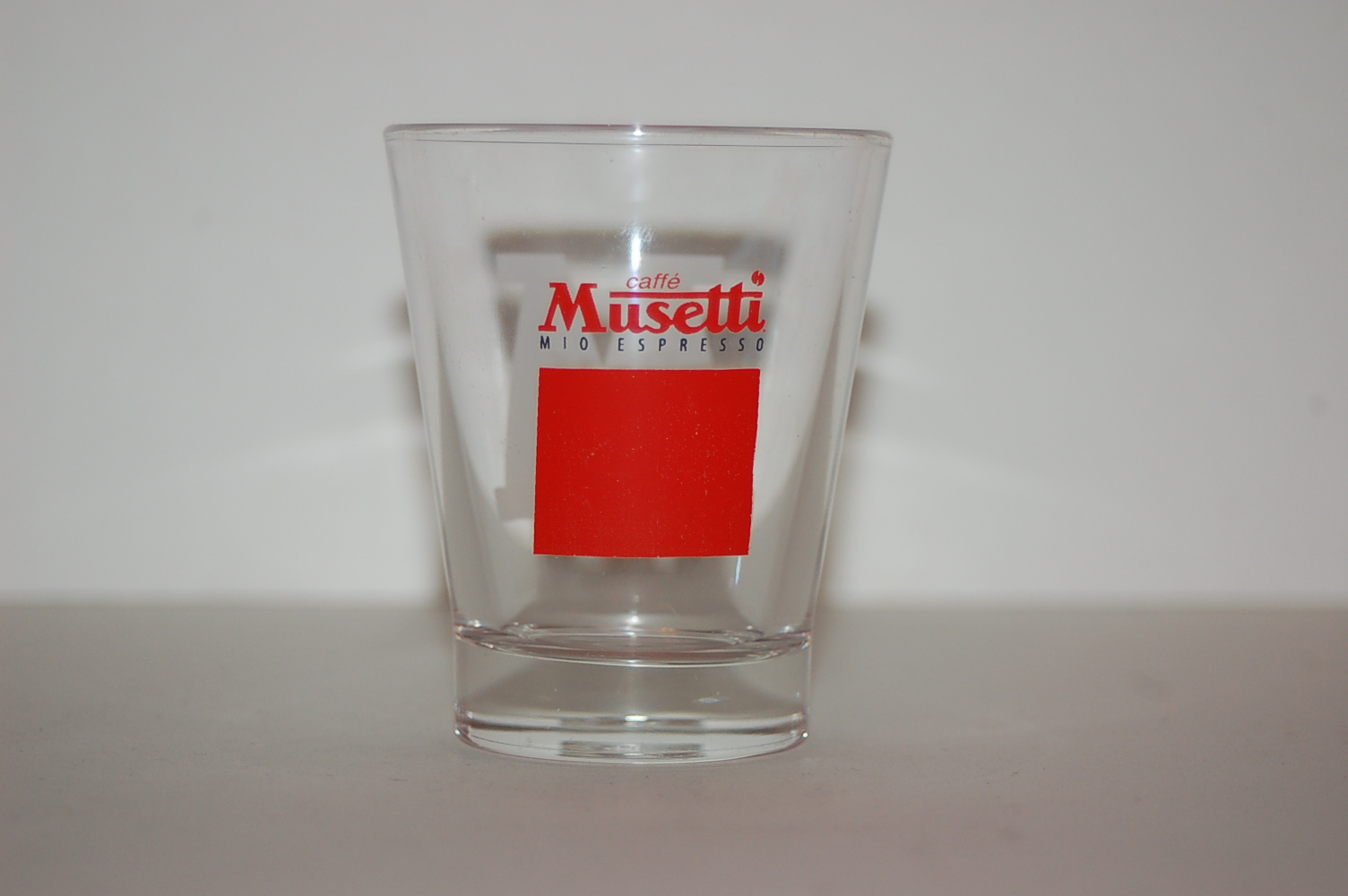 KIELISZEK REKLAMOWY CAFFE MUSETTI MIO ESPRESSO F2294