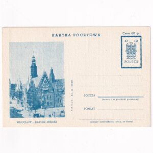 Fi 205a VI całostka pocztowa Cp 1000-lecie Państwa Polskiego - Wrocław