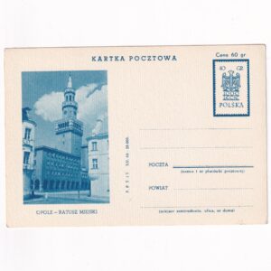 Fi 205a X całostka pocztowa Cp 1000-lecie Państwa Polskiego - Opole