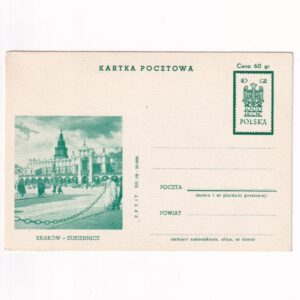 Fi 205d II całostka pocztowa Cp 1000-lecie Państwa Polskiego - Kraków