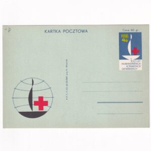 Fi 226 całostka pocztowa Cp 100-lecie podpisania Konwencji Genewskich