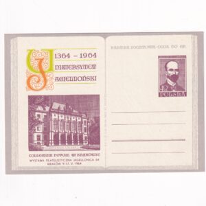 Fi 251 I całostka pocztowa Cp 600-lecie Uniwersytetu Jagiellońskiego