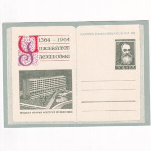 Fi 252 całostka pocztowa Cp 600-lecie Uniwersytetu Jagiellońskiego