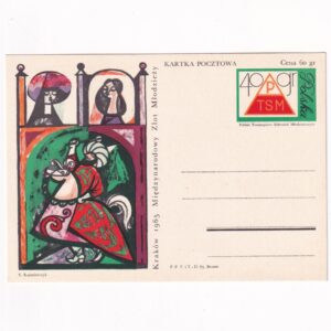 Fi 272 całostka pocztowa Cp Międzynarodowy Zlot Młodzieży w Krakowie