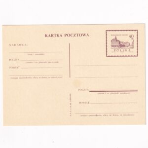 Fi 275 całostka pocztowa Cp 700-lecie Warszawy