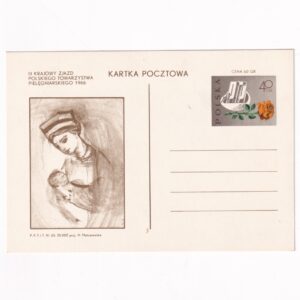 Fi 294 całostka pocztowa Cp Zjazd Polskiego Tow. Pielęgniarskiego