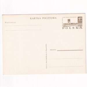 Fi 319 całostka pocztowa Cp Osłonięcie pomnika w Oświęcimiu - Monowicach