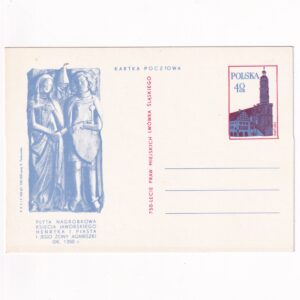 Fi 362 całostka pocztowa Cp 750-lecie uzyskania praw miejskich przez Lwówek Śląski